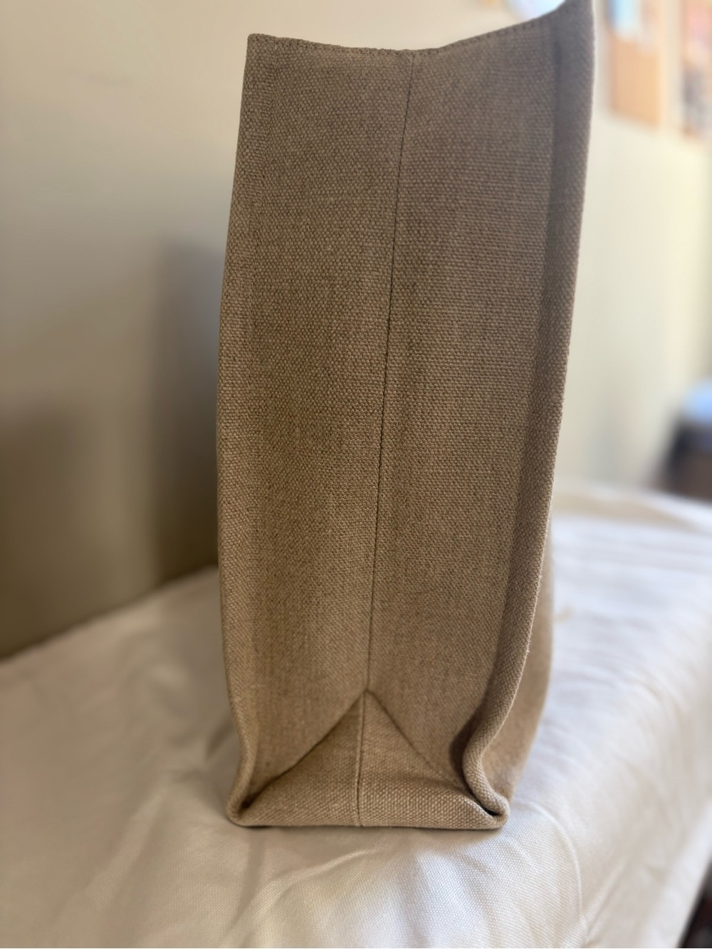 Chloé Large “WOODY” Canvas Tote - Picture 5 of 10